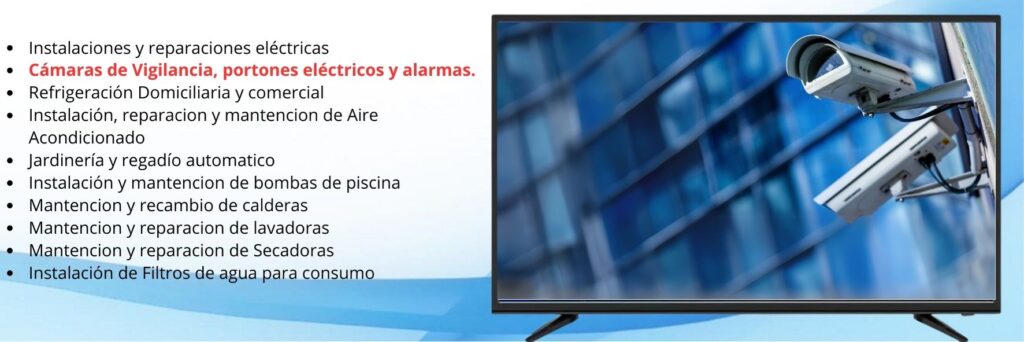 Protege tu hogar y negocio con nuestras avanzadas cámaras de seguridad y cámaras de vigilancia. Desde portones eléctricos hasta sensores de movimiento, ofrecemos soluciones completas para tu tranquilidad. Nuestras alarmas para casa, incluyendo la instalación de cámaras de seguridad wifi y cámaras de seguridad exterior, garantizan máxima protección. Descubre la mejor tecnología en cámaras de vigilancia y mantén tu hogar seguro con nuestras alarmas para casa.