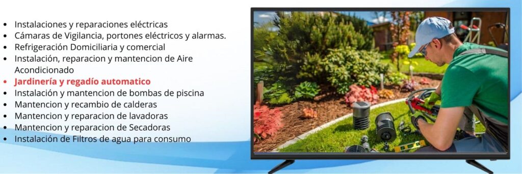 Jardinería y riego automático: Cuidamos de tus áreas verdes con sistemas automatizados para un mantenimiento eficiente.
