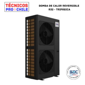 Bomba de calor en Chicureo de alta potencia ANWO para edificios y condominios.